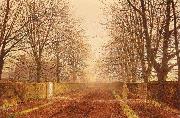 Atkinson Grimshaw Golden Light oil on canvas